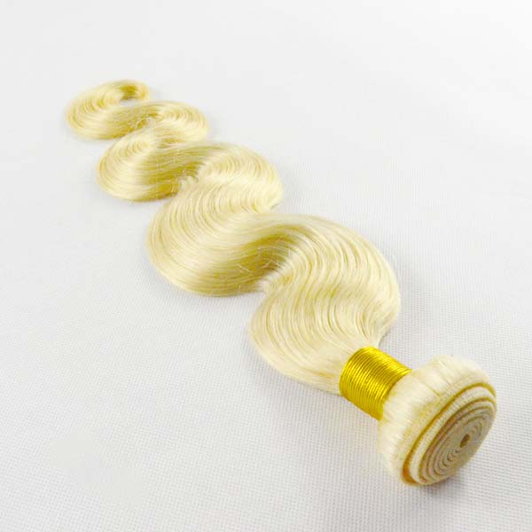 New style cuticle aligned hair extensions 613 Body wave Brazilian hair bundles YL076